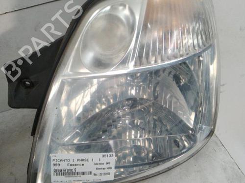 Used Left headlight KIA PICANTO I (SA) 1.0 (61 hp) 22854740