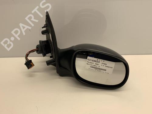 Right mirror PEUGEOT 206+ (2L_, 2M_) 1.4 i | BP22852508C27
