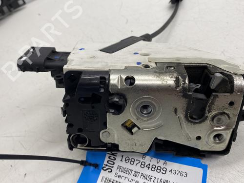 Front right lock PEUGEOT 207 (WA_, WC_) 1.6 HDi | BP27586529C97 