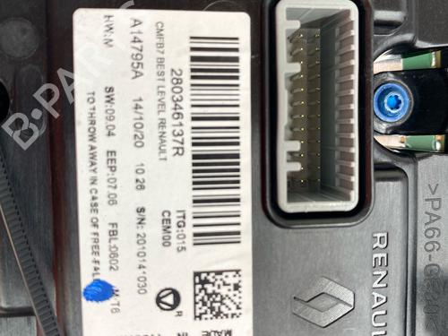 Display monitor RENAULT CLIO V (B7_) 1.5 Blue dCi 85 (B7AG) | BP37070710C48 - Image 4