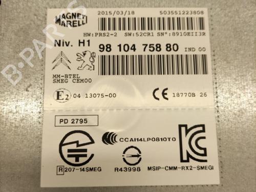 Electronic module PEUGEOT 308 II (LB_, LP_, LW_, LH_, L3_) 1.6 HDi | BP22861941M83 