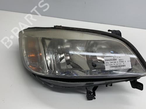 Right headlight OPEL ZAFIRA A MPV (T98) 2.0 DTI 16V (F75) | BP22853799C29 