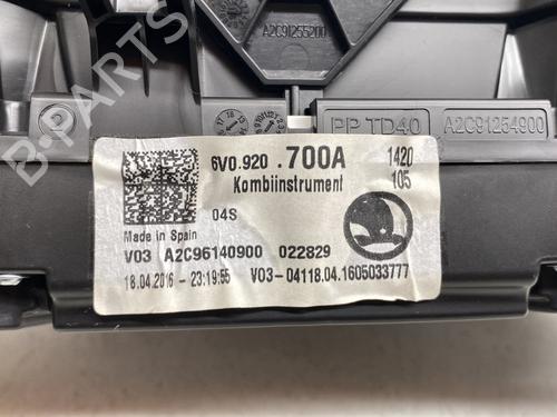 Kombiinstrument SKODA FABIA III (NJ3) 1.0 | BP29139136C47 