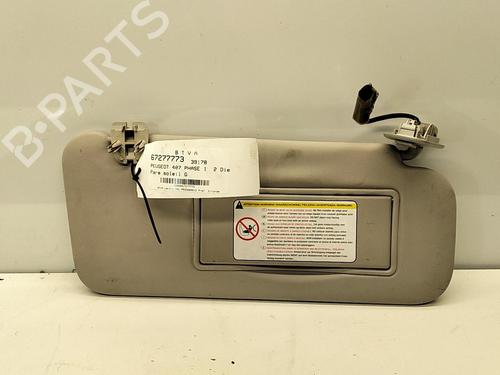 Used Left sun visor PEUGEOT 407 (6D_) 2.0 HDi 135 (6DRHRH, 6DRHRE, 6DRHRG, 6DRHRJ) (136 hp) 22856960
