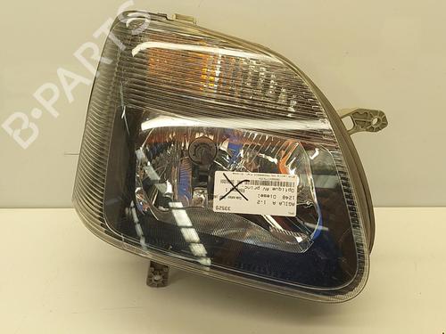 Used Right headlight Right headlight OPEL AGILA A (H00) 1.3 CDTI (F68) (70 hp) 22857726 22857726