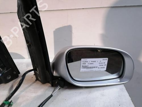 Used Right mirror VW TOURAN (1T1, 1T2) 2.0 TDI 16V (140 hp) 22854369