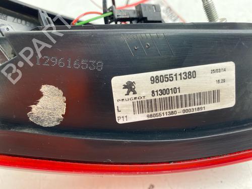 Left tailgate light PEUGEOT 3008 I MPV (0U_) 1.6 HDi | BP37663281C79 - Image 3