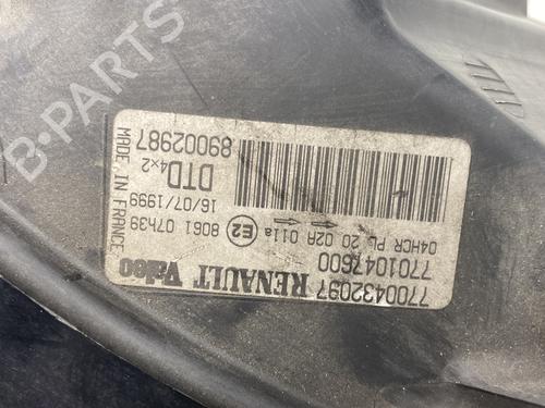 Right headlight RENAULT SCÉNIC I MPV (JA0/1_, FA0_) 1.6 (JA00, JA16, JA15, JA19, JA1V, JA2B, JA2C, JA0B,... | BP22858658C29 