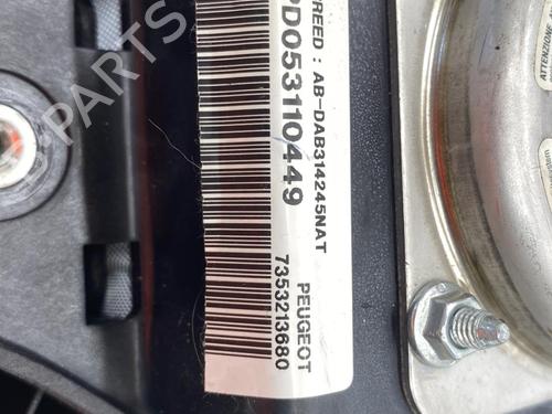 Used Driver airbag PEUGEOT BOXER Van (244) 2.2 HDi (101 hp) 22856380
