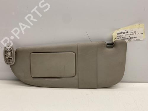 Used Left sun visor Left sun visor PEUGEOT 206 Hatchback (2A/C) 2.0 HDI 90 (90 hp) 22851338 22851338