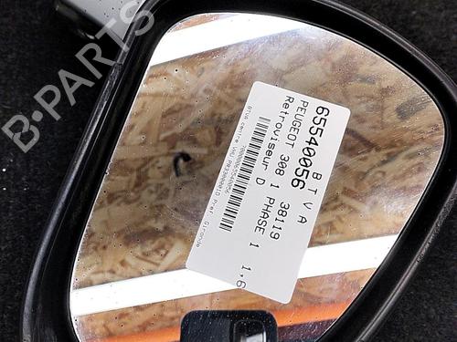 Right mirror PEUGEOT 308 I (4A_, 4C_) 1.6 HDi | BP22857119C27 