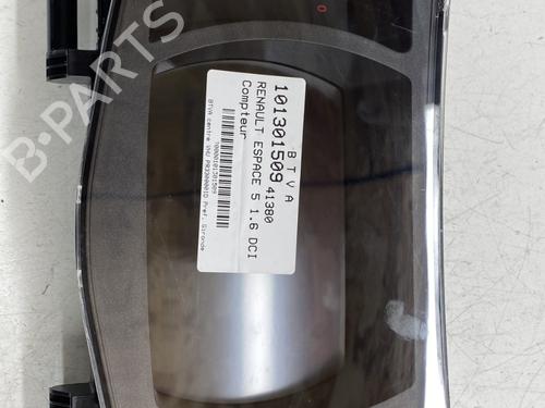 Used Instrument cluster RENAULT ESPACE V (JR_) 1.6 dCi 160 (160 hp) 25258492