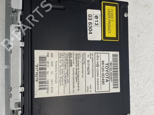 Radio TOYOTA YARIS (_P9_) 1.33 VVT-i (NSP90_, NSP90R) | BP26274394E6 