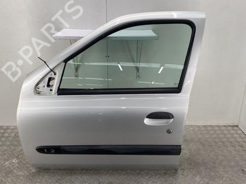 Used Left front door RENAULT CLIO II (BB_, CB_) 1.2 (BB0A, BB0F, BB10, BB1K, BB28, BB2D, BB2H, CB0A,... (58 hp) 28567924