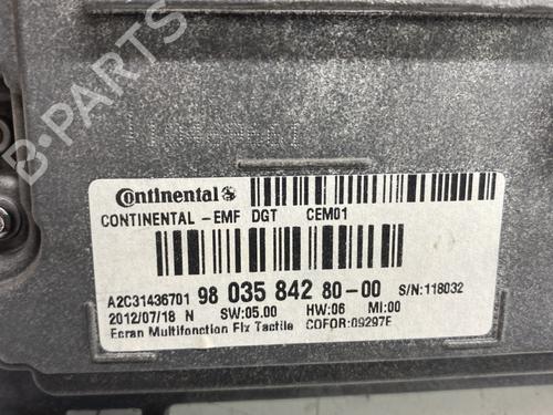 Display monitor PEUGEOT 208 I (CA_, CC_) 1.2 VTI 82 | BP29139260C48 
