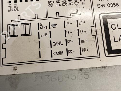 Bilradio VW POLO V (6R1, 6C1) 1.2 TDI | BP29968923E6