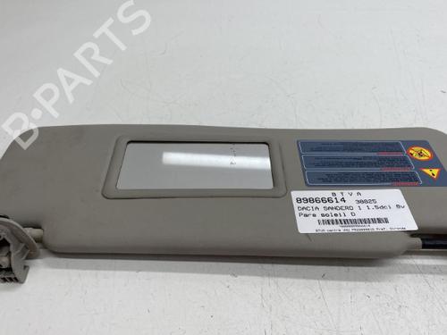 Used Right sun visor Right sun visor DACIA SANDERO 1.5 dCi (88 hp) 22862195 22862195