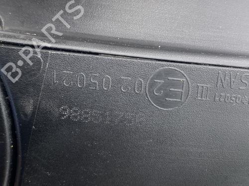 Right mirror NISSAN NOTE (E11, NE11) 1.5 dCi | BP23831646C27 