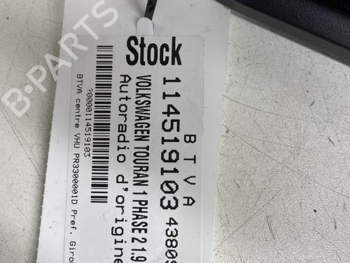 Used Radio Radio VW TOURAN (1T1, 1T2) 1.9 TDI (90 hp) 32108509 32108509