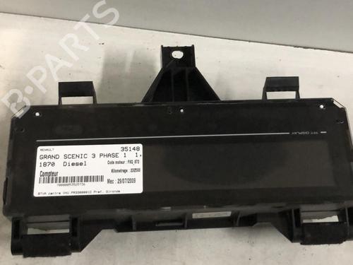 Used Instrument cluster Instrument cluster RENAULT GRAND SCÉNIC III (JZ0/1_) 1.9 dCi (JZ0J, JZ0N, JZ1K, JZ1S) (131 hp) 22854612 22854612