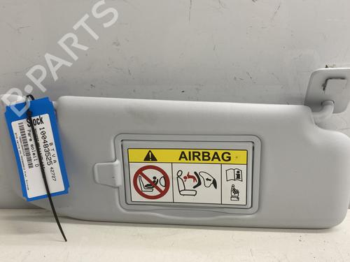 Used Right sun visor PEUGEOT 208 II (UB_, UP_, UW_, UJ_) 1.2 PureTech 75 (75 hp) 24846841