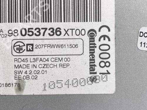 Radio CITROËN BERLINGO Box Body/MPV (B9) 1.6 HDi / BlueHDi 75 | BP26388565E6 