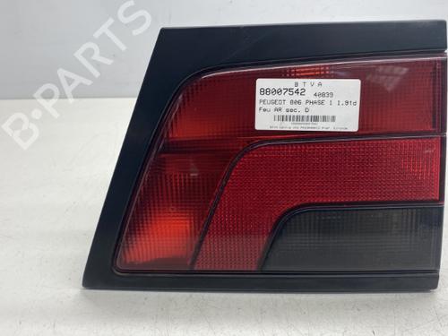 Used Right tailgate light PEUGEOT 806 (221) 1.9 TD (90 hp) 22862847