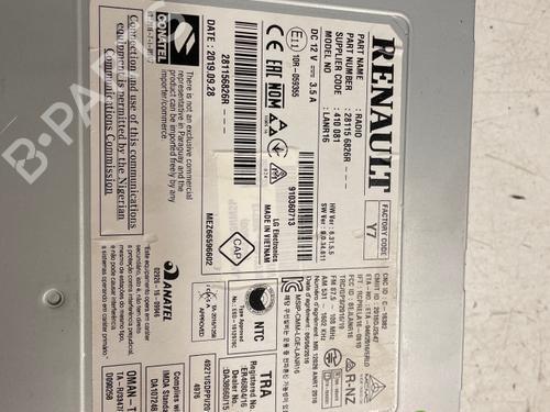 Radio RENAULT MEGANE IV Hatchback (B9A/M/N_) 1.5 Blue dCi 115 (B9A6) | BP40513090E6 - Image 2