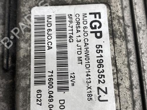 Computer motormanagement OPEL CORSA C (X01) 1.3 CDTI (F08, F68) | BP29375502M57 