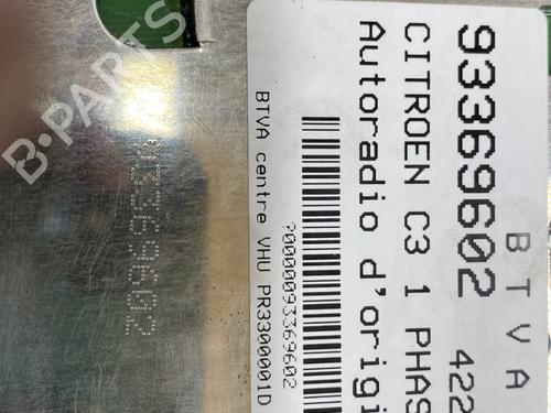 Radio CITROËN C3 I (FC_, FN_) 1.6 16V | BP23831453E6 