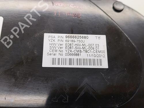 Instrument cluster PEUGEOT 3008 I MPV (0U_) 1.6 HDi | BP22852072C47 