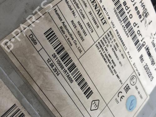 Radio RENAULT CLIO IV (BH_) 1.5 dCi 75 | BP22854938E6 
