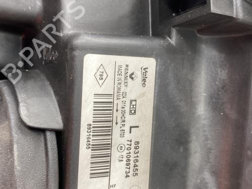 Left headlight RENAULT MODUS / GRAND MODUS (F/JP0_) 1.5 dCi (JP0G, JP0H) | BP31967028C28