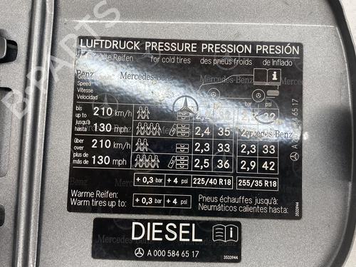 Fuel flap MERCEDES-BENZ CLK (C209) CLK 320 CDI (209.320) | BP22851463C131 