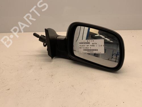 Right mirror PEUGEOT 307 (3A/C) 1.6 HDi | BP22853066C27 