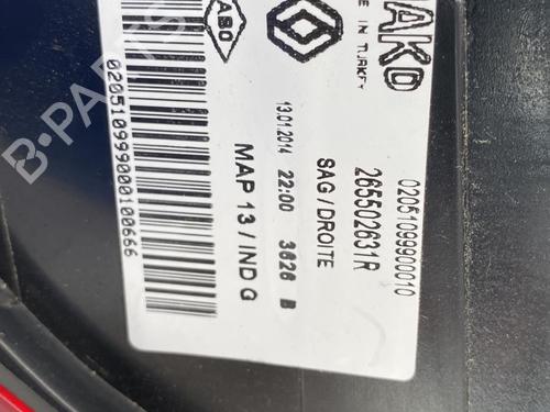 Right taillight RENAULT CLIO IV (BH_) 1.5 dCi 90 | BP22851825C35 