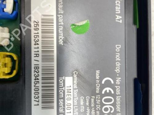 Multifunctionele display RENAULT MEGANE III Hatchback (BZ0/1_, B3_) 1.5 dCi (BZ09, BZ0D, BZ1W, BZ29, BZ14) | BP22863442C48 