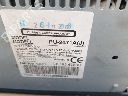 Radio PEUGEOT 206 Hatchback (2A/C) 1.4 i | BP22874615E6 