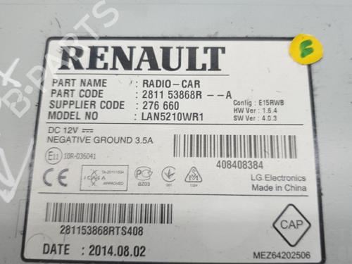 Radio RENAULT CLIO IV (BH_) 1.5 dCi 75 | BP22884851E6 