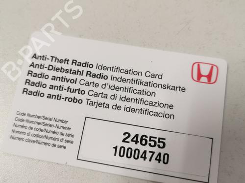 Radio HONDA ACCORD VIII Estate (CW) 2.2 i-DTEC (CW3) | BP22877324E6 