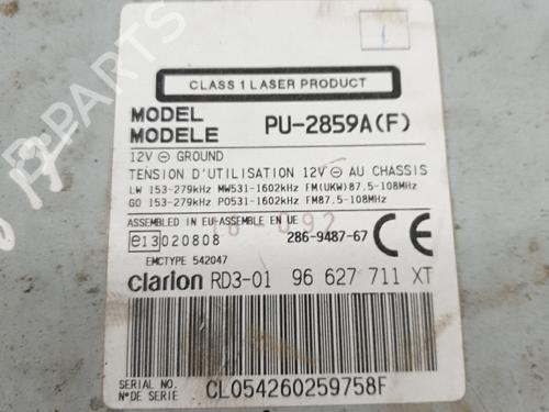 Radio CITROËN BERLINGO / BERLINGO FIRST Box Body/MPV (M_) 2.0 HDI 90 (MBRHY, MCRHY) | BP22871493E6 