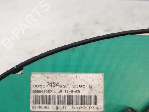 Instrument cluster PEUGEOT 206 Hatchback (2A/C) 2.0 HDI 90 | BP22866312C47 
