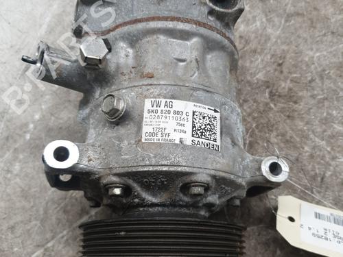 Used AC compressor AC compressor VW TIGUAN (5N_) 1.4 TSI (160 hp) 32853700 32853700