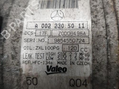 Used AC compressor AC compressor MERCEDES-BENZ C-CLASS (W204) C 250 CDI (204.003) (204 hp) 22870796 22870796