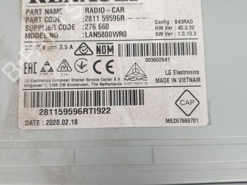 Display DACIA SANDERO II 1.0 LPG (B8ML) | BP24526298C48 - Image 2