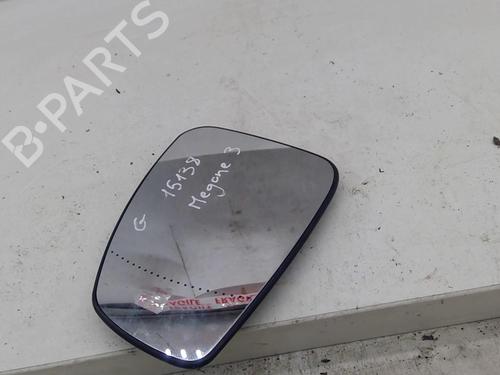 Speilglass venstre RENAULT MEGANE III Coupe (DZ0/1_) 1.9 dCi (DZ0N, DZ0J, DZ1J, DZ1K) (131 hp) 22882182