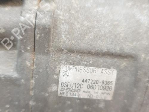 AC compressor MERCEDES-BENZ A-CLASS (W168) A 190 (168.032, 168.132) | BP22873955M34 