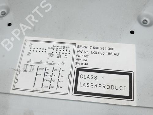 Radio VW GOLF V (1K1) 1.9 TDI | BP22884437E6