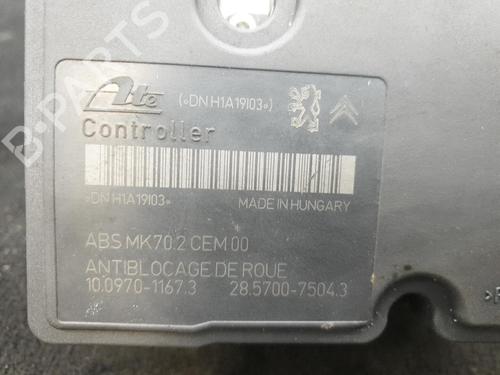 ABS pump CITROËN C3 II (SC_) 1.4 HDi 70 (SC8HZC, SC8HR0, SC8HP4) | BP22885640M43 