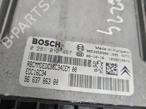 Used Control unit Control unit PEUGEOT 207 (WA_, WC_) 1.6 HDi (90 hp) 33418427 33418427